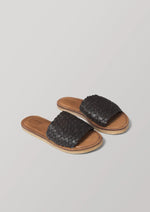 Woven Sandal -  Charcoal