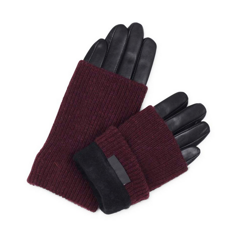 Helly Glove - Black with Grape