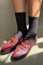 Her Socks  Modal - Copper Black