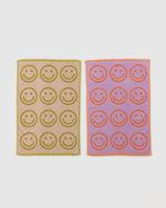 Hand Towel Set of 2 - Happy Lilac Ochre