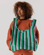 Standard Baggu -  Mint 90's stripe