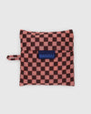 Standard Baggu -  Pink Brown Check