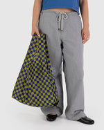 Standard Baggu -  Pear Navy Check