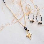 Blessing Necklace - Black Onyx Gold