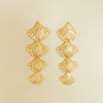 Biloba earrings - gold