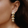 Biloba earrings - gold