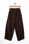Corduroy Arc Pants - Chocolate