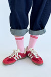 Boyfriend Socks - Amour Pink