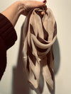 Zebra Wool scarf - beige