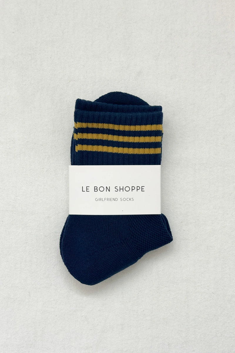 Girlfriend Socks - Navy