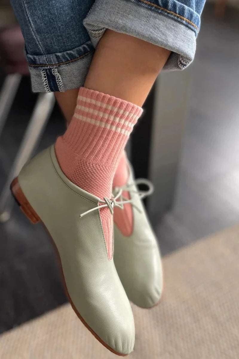 girlfriend sock - salmon