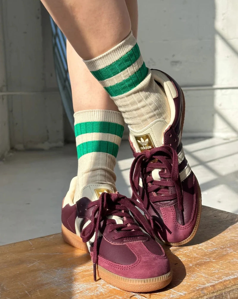 Her Socks Varsity - Green