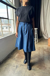 Farm Girl Skirt - Blue denim