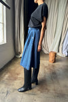 Farm Skirt - Black Denim