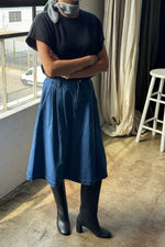 Farm Skirt - Black Denim