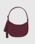 Medium Nylon Crescent Bag -  Azalea Pink