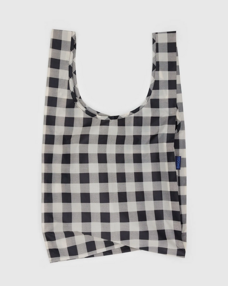 Standard Baggu -  Black & White Gingham