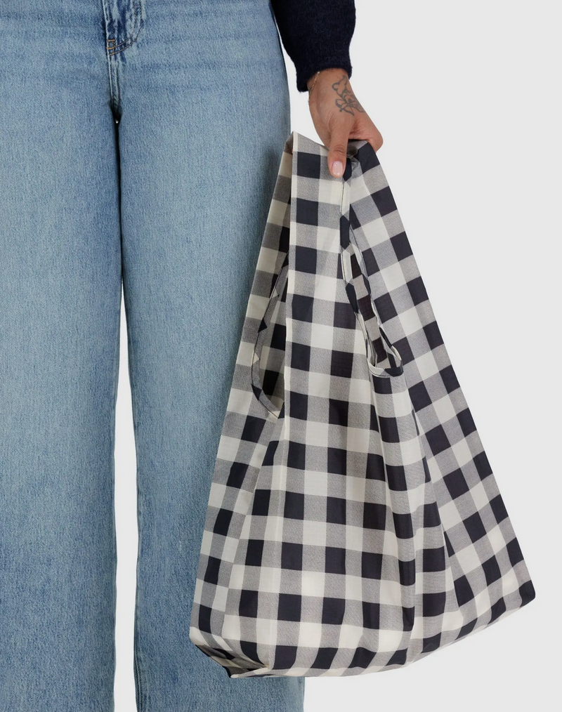 Standard Baggu -  Black & White Gingham