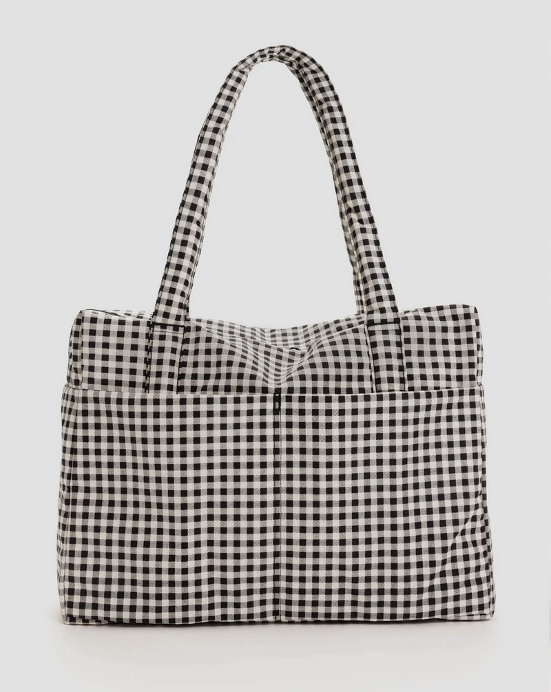 Cloud Carry-On -  Black & White Gingham