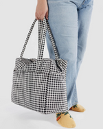 Cloud Carry-On -  Black & White Gingham