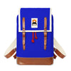 Matra Mini Leather Strap & Bottom Backpack - Blue