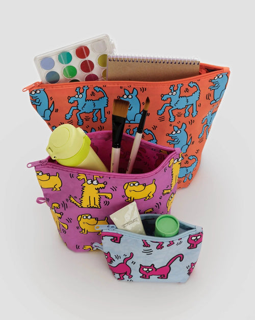 Go Pouch Set Keith Haring Pets