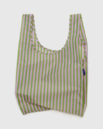 Standard Baggu - Avocado Candy Stripe