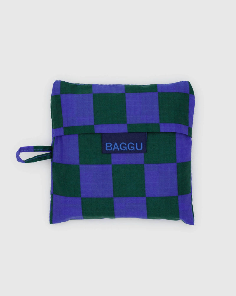 Standard Baggu -  Iris Green Check