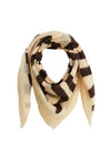 Zebra Wool scarf - beige