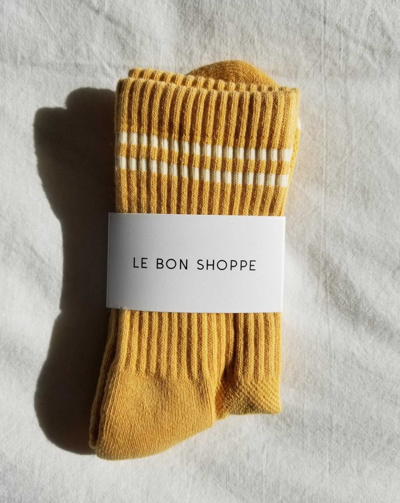 Boyfriend Socks - Butter