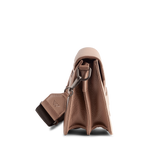 Arabella Cross Body Bag - Latte with Black strap