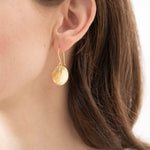 Precious Earrings - Labradorite Gold