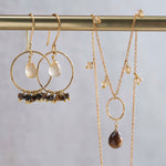 Heaven Necklace - Citrine Tiger Eye Gold