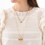 Paradise Necklace -  Labradorite Gold