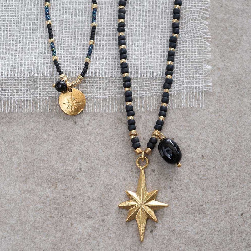 Fantasy Necklace - Black Onyx Gold