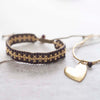 Comfy Bracelet - Garnet Gold