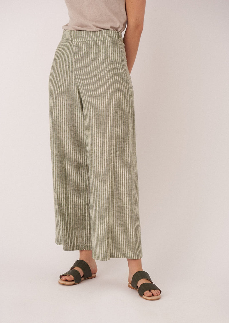 Terral Pants - Green Stripes