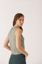 Alisios Polo Top - Aquamarine