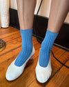 Her Socks - electric blue - Le bon shoppe
