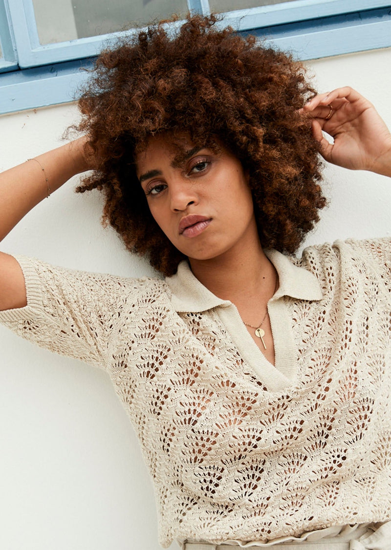alchemist  sweater eka raw linen