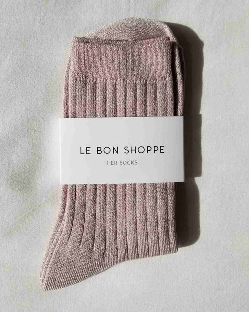 le bon shoppe her socks rose