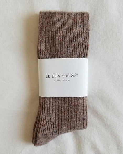 Snow Sock Mauve Le Bon Shoppe