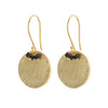 precious earrings black onyx gold