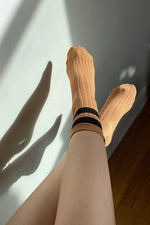 Her Socks Varsity - Peanut
