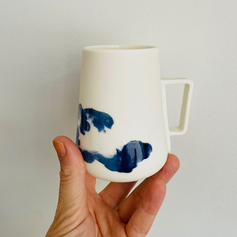 Large Mug Handle - Cobalt Blue