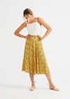 thinking mu lavanda skirt multiflowers mustard